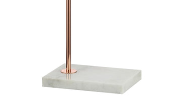 Lorena 55" Modern Glam Metal/Marble LED Floor Lamp - JONATHAN Y